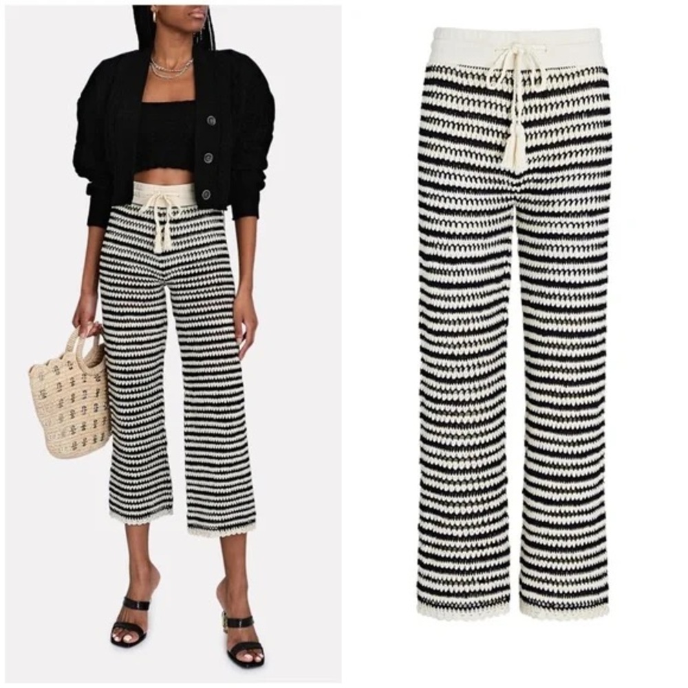 Veronica Beard Arzoo crochet pants